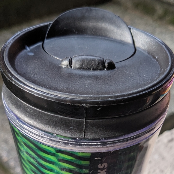 Holographic Green Coffee Thermos - Picture 2 of 2